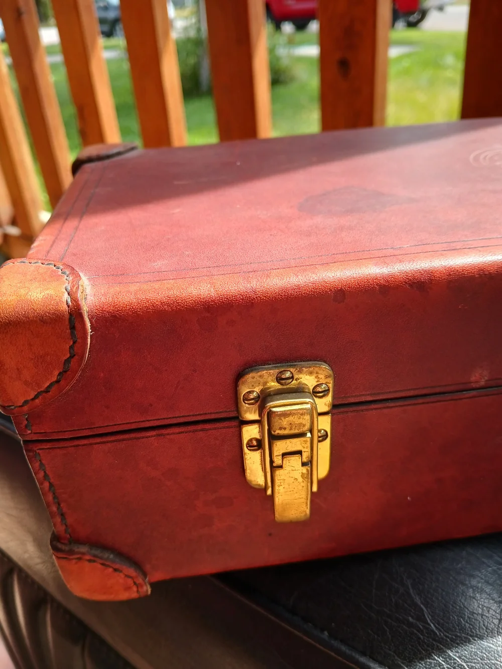 Tom Morgan Rodsmiths Rare Vintagge Fishing Reel Leather Case